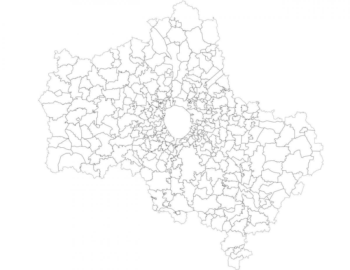 Moskva opštine mapu