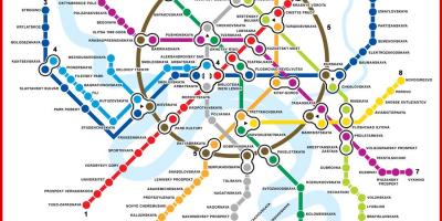 Moskvi mapa metroa