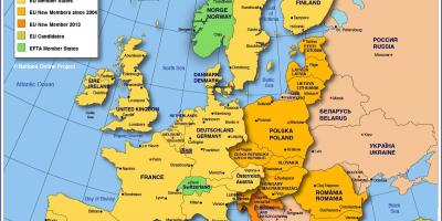 Moskvi na kartu europe