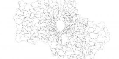 Moskva opštine mapu