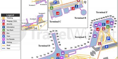 Sheremetyevo mapu terminala